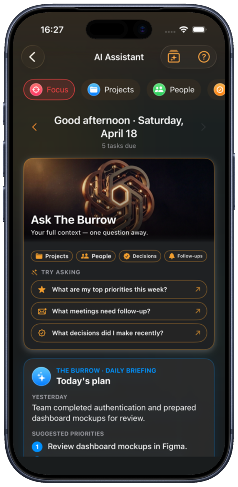 Marmot Vox Ask The Burrow AI Assistant